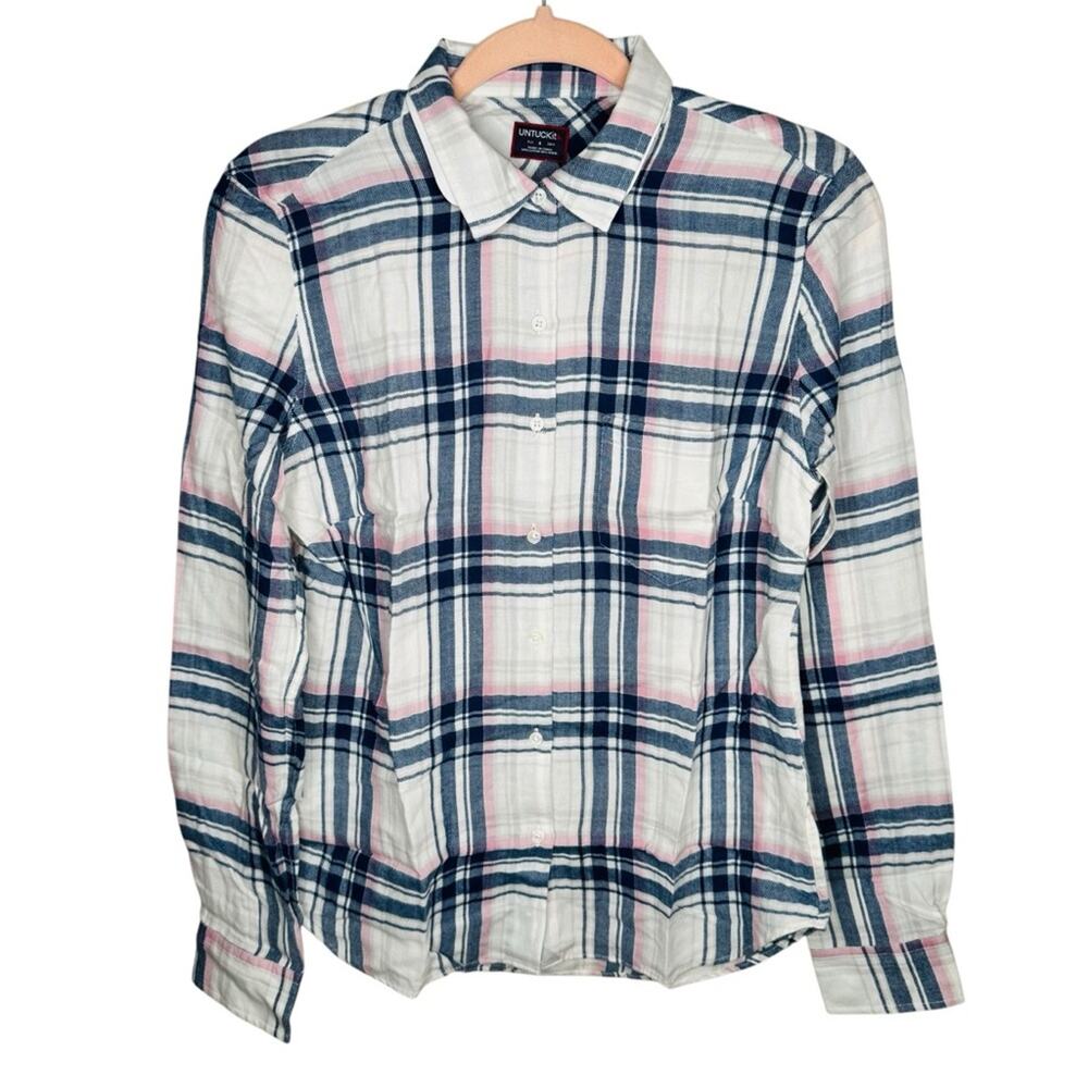 NWT UNTUCKit De Toren Long Sleeve Button Shirt Size 2